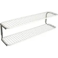 Essem Design Classic 650 schoenenrek wit/chroom, 2 niveaus, 80 cm