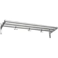 Essem Design Nostalgi Schoenenrek of hoedenplank aluminium, aluminium frame