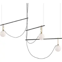 Artemide nh S3 14 hanglamp zwart messing