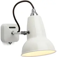 Anglepoise Design wandlamp Original 1227, wit / opaal, Woon-/ Eetkamer, metaal, Industrieel design, Wandlamp design