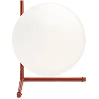 Flos Ic Lights T2 Table Lamp Burgundy Red - Tafellampen Messing Bordeaux - F3172035