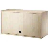 String bovenkast Essenhout zwarte beits, 78x30 cm
