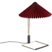 HAY Design Tafellamp Matin 300, dimbaar, rood, Woon-/ Eetkamer, metaal, Design, tafellamp
