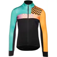 Bioracer - Spitfire Tempest Light Jacket Subli - Fietsshirt XXL, zwart/turkoois