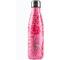 Hype Pink Spots - Drinkfles - RVS drinkfles - waterfles - RVS waterfles