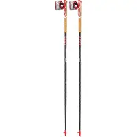 LEKI Trailrunning stok Vertical K View Carbon/White/Neon Red - 120 cm