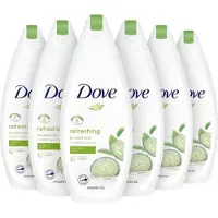 Dove go fresh - fresh touch - 250 ml - shower gel - 6 st - voordeelverpakking