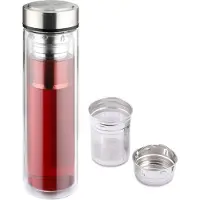 Weis Dubbelwandige Fles Met Theefilter, 450 ml -