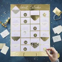 Ginger Ray - - Gold Christmas – Mini envelop Adventskalender