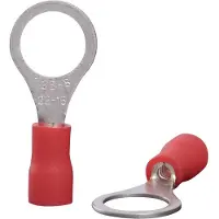 Quadrios 22C444 Ringkabelschoen Dwarsdoorsnede (max.): 1.5 mm² Schachtdiameter: 8.5 mm Deels geïsoleerd Rood 1 set(s)