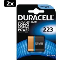 Duracell 2x DL223A Ultra Foto bls1
