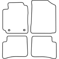 TCP Automatten | Mattenset Toyota Yaris - 5 deurs - 2001 - 2006
