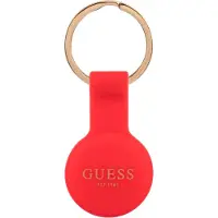 GUESS Silicone Case voor Apple AirTag - Rood