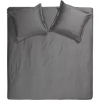 Cinderella Dekbedovertrek Anthracite Satijn-140 x 200 / 220 cm | 1-Persoons
