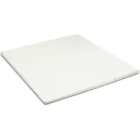 Damai Topper Hoeslaken Organic Ivory (Satijn)-160 x 220 cm