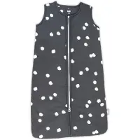 Briljant Baby Winterslaapzak Katoen Spots - antraciet 70cm