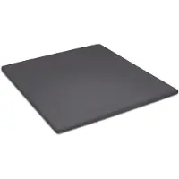 Damai Topper Hoeslaken Organic Anthracite (Satijn)-100 x 210 cm