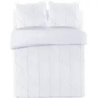 Papillon Dekbedovertrek Canberra Wit Percal-140 x 200 / 220 cm | 1-Persoons