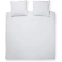 Papillon Dekbedovertrek Mendoza Wit Percal-140 x 200 / 220 cm | 1-Persoons