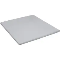 Damai Topper Hoeslaken Organic Light Grey (Satijn)-100 x 210 cm