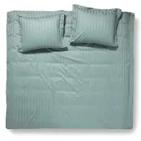 Damai - Linea - Dekbedovertrek - 200x200/220 cm - Tweepersoons - Groen + 2 kussenslopen 60x70