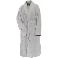 Linnick Pure Badjas Velours - light grey - L