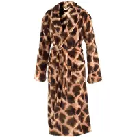 Zohome Zo Home Flanel Fleece Badjas Giraffe - brown - S