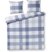 Papillon Dekbedovertrek Papillon Perth Blauw Percal