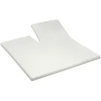 Cinderella - Weekend - Topper hoeslaken met split - 180x200 cm - tot 15 cm matrashoogte - 100% Katoen - Ivoor