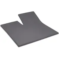 Cinderella Splittopper Single Split Hoeslaken Katoen Satijn - anthracite 180x200cm