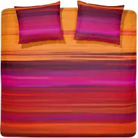 Damai Dekbedovertrek Lucid Orange Satijn-260 x 200 / 220 cm | Extra Breed