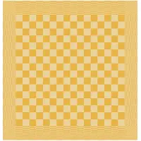 DDDDD Theedoek BBQ Ochre 65x65cm 6st Geel geel Katoen Thee- en keukendoek