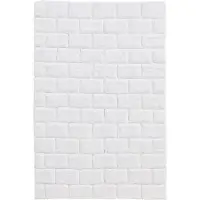Seahorse Badmat Metro White-60 x 90 cm