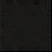 DDDDD Theedoek Cisis 60x65cm Ebony 6st Zwart zwart Katoen Thee- en
