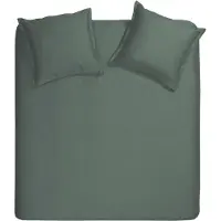 Cinderella Dekbedovertrek Uni Green Satijn-200 x 200 / 220 cm | 2-Persoons