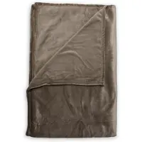 Zo! Home Plaid Cara Steeple Taupe-140 x 200 cm