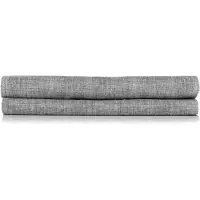 Zohome Zo Home Lino Laken Katoen Linnen Look - dark grey 270x290cm