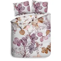 Heckett & Lane Brigitte Dekbedovertrek Floral Pink 200x200/220