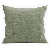 Zo Home Lino Kussensloop Linnen Look - army green 80x80cm