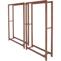 Esschert Design - Houtopslag set roest L - 2 stuks