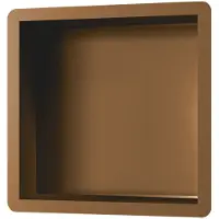 Brauer Inbouwnis Box Met Flens 30x30cm Roestvrijstaal Koper