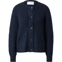 Selected Gebreid vest 'Lulu' marine