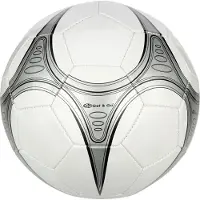Get & go Voetbal - Warp Speeder - Wit/Zilver - Maat 5