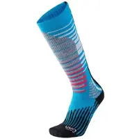 UYN Skisok Women Ski Snowboard Socks Turquoise/Black-Schoenmaat 35 - 36