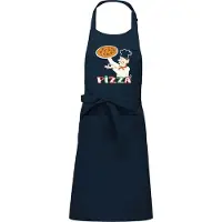 Kariban Luxe keukenschort - Pizza - Blauw