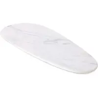XLBoom Serveerplank Max marmer | marmer wit 64x27x2 cm dienbladen | NADUVI