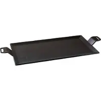 Kockums Jernverk Grillplaat, Bakplaat, 63 x 27 cm, Alle Warmtebronnen, Ingebrand Koolstofstaal - Kockums