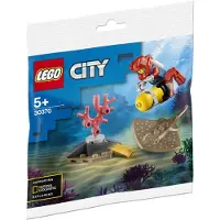 LEGO City Ocean Diver 30370, Bouwpakket, 5 jaar, Kunststof, 22 stuk(s)