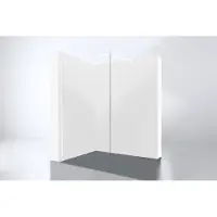 Best design Dalis inloopdouche 90cm mat-wit