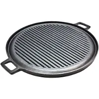 Intratuin Grillplaat Gietijzer Zwart D 30 H 2 Cm